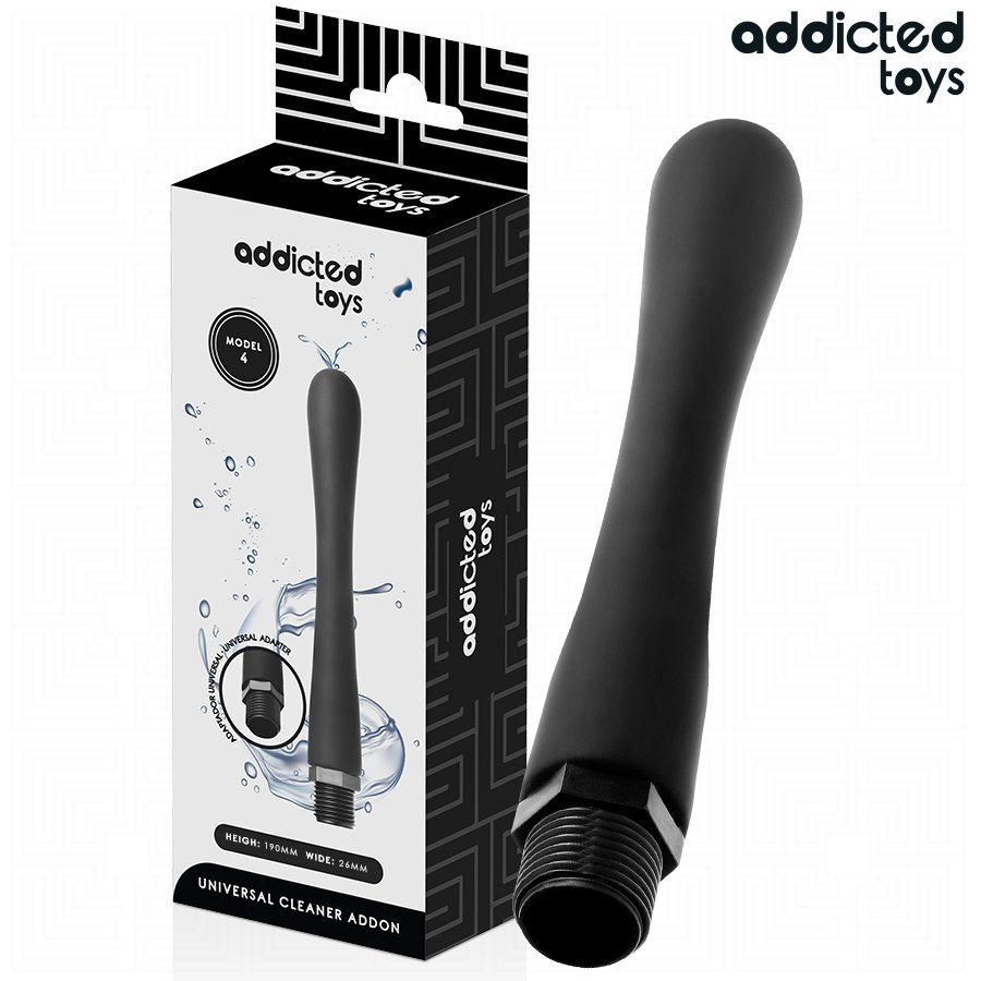 ADDICTED TOYS - ANAL CLEANER WITH UNIVERSAL ADAPTER MODEL 4