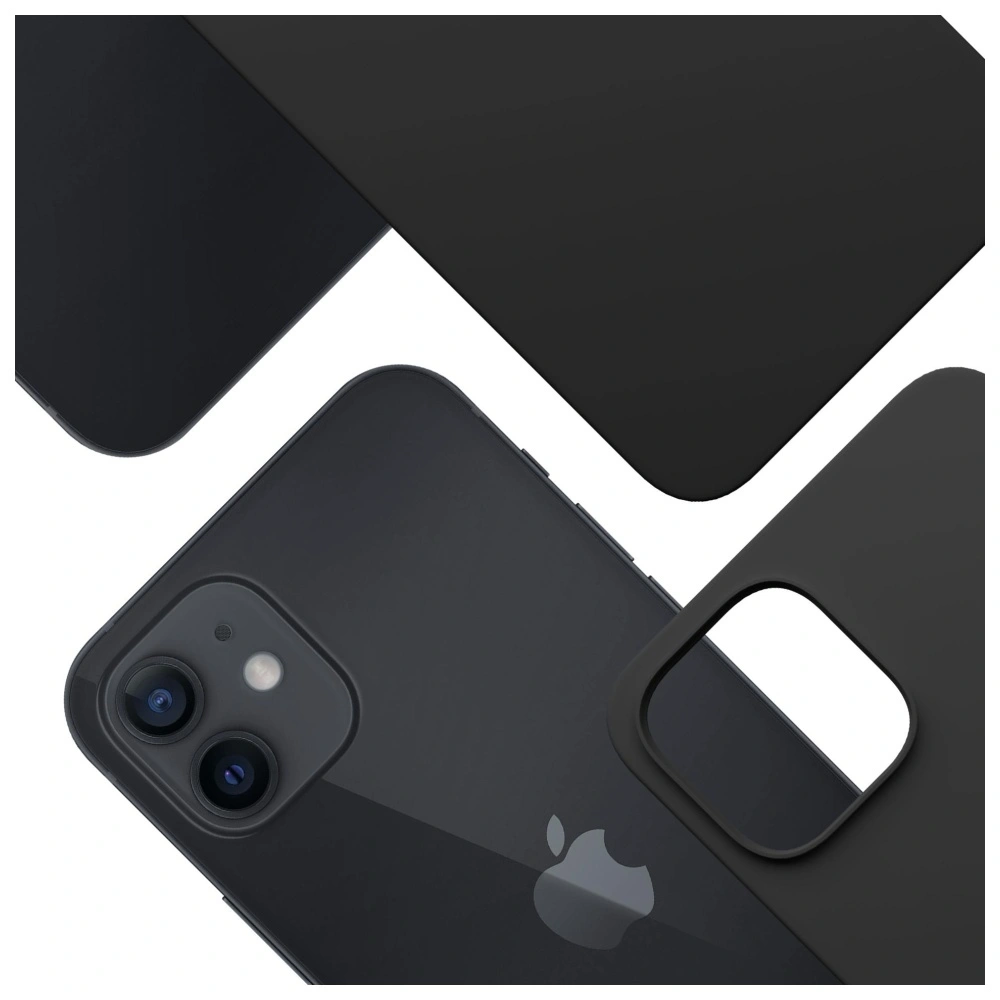 Etui 3MK Hardy MagSilicone do Apple iPhone 12 czarny