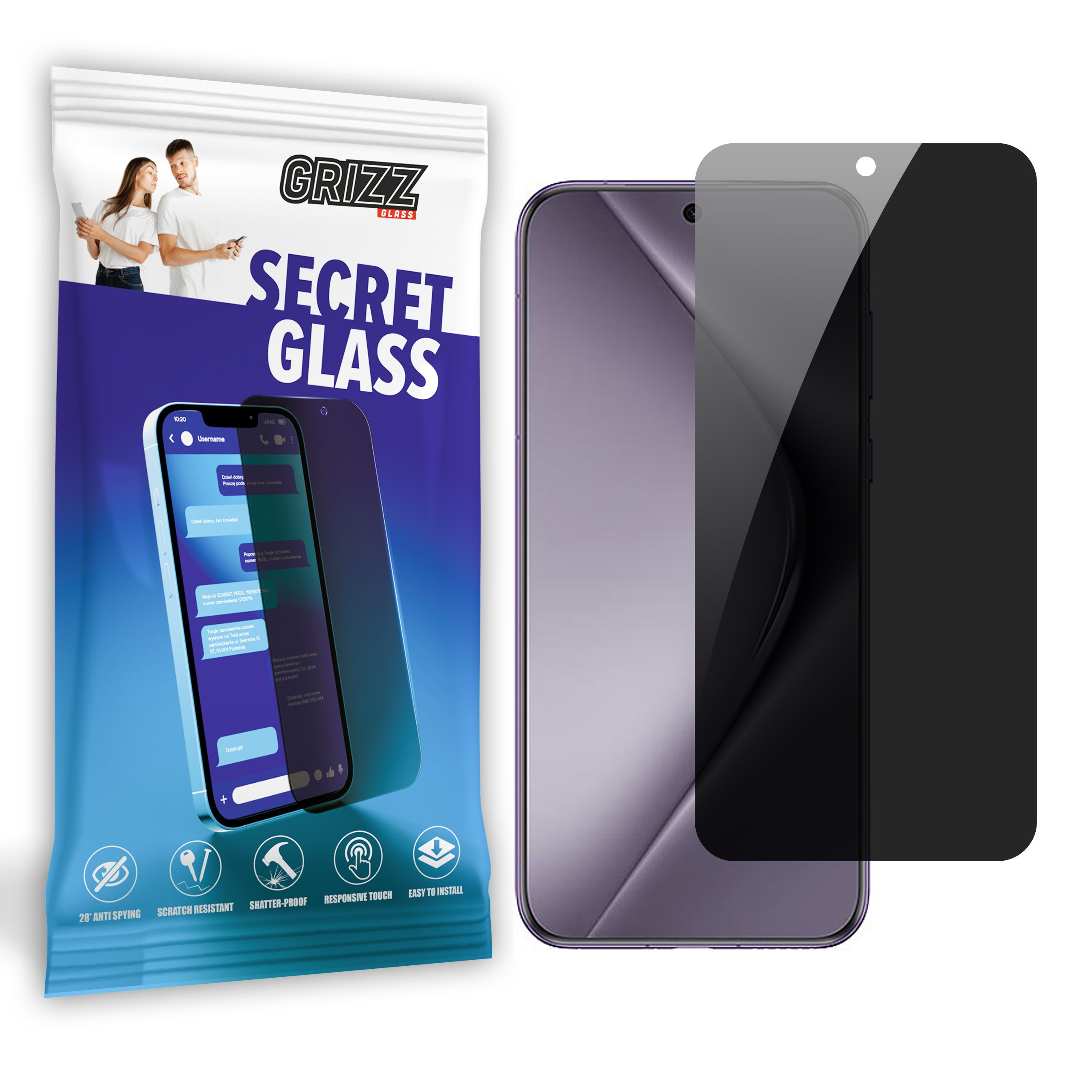GrizzGlass SecretGlass Huawei Pura 70 Pro