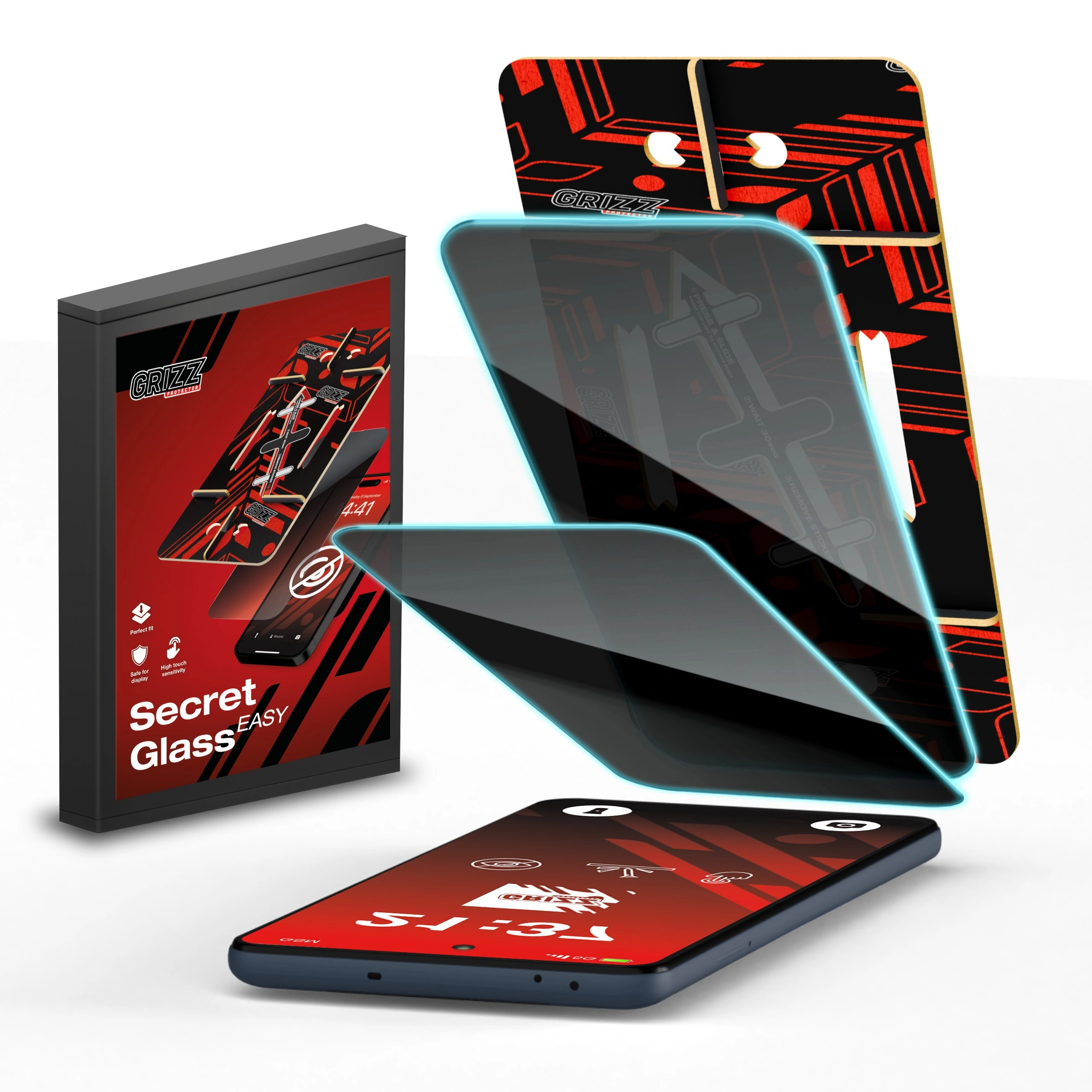 GrizzGlass SecretGlass Easy Xiaomi POCO X6 Pro [2 PACK]
