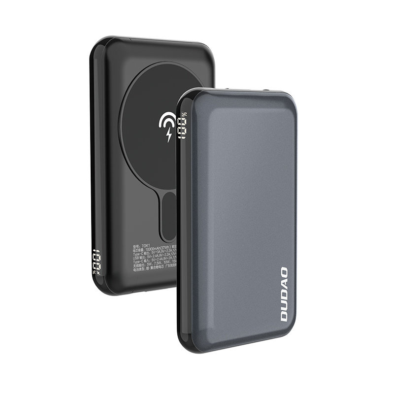 Dudao TGK1 power bank with wireless charger 15W 10000mAh navy blue (TGK1-dark blue)