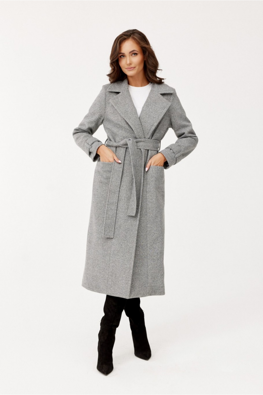  Coat model 185982 Roco Fashion  grey