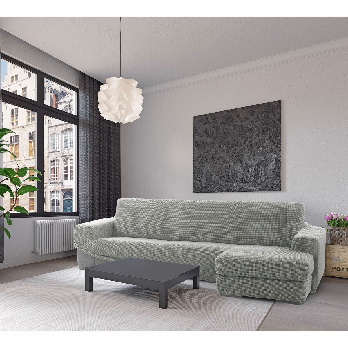 Chaise longue cover with short right arm Sofaskins NIAGARA 210 - 340 cm Chaise longue cover with short right arm Sofaskins NIAGARA 210 - 340 cm