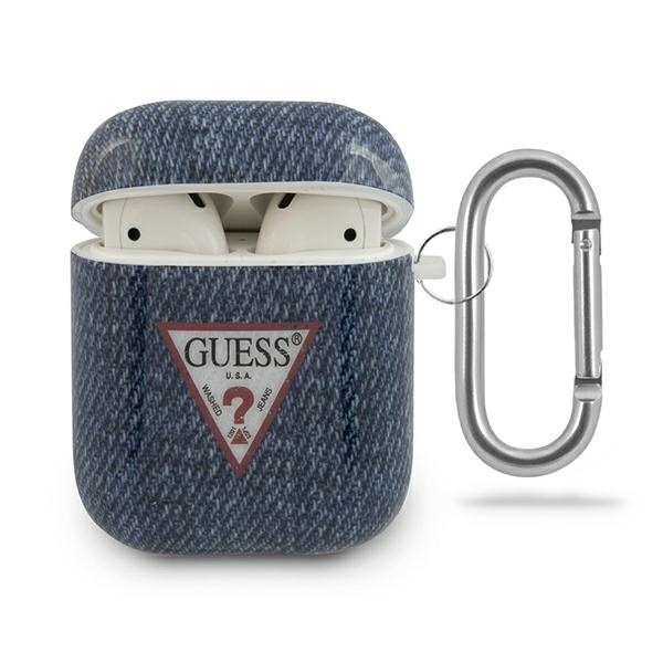 Guess GUACA2TPUJULDB Apple AirPods cover dark blue Jeans Collection