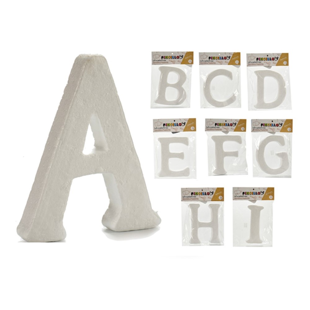Letters ABCDEFGHI White (9x)