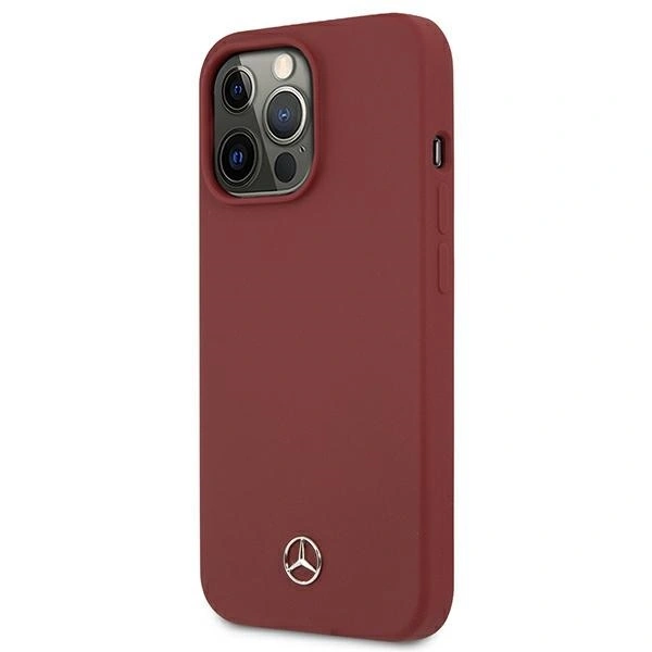 Mercedes MEHCP13XSILRE Apple iPhone 13 Pro Max hardcase Silicone Line red