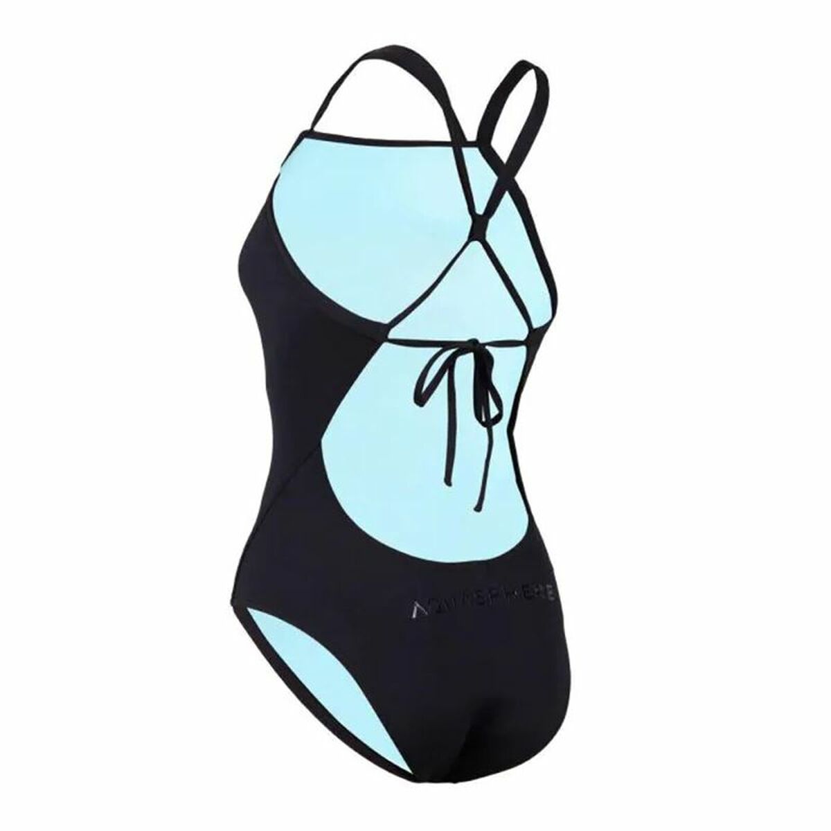 Women’s Bathing Costume Aqua Sphere Essentials Tie Black