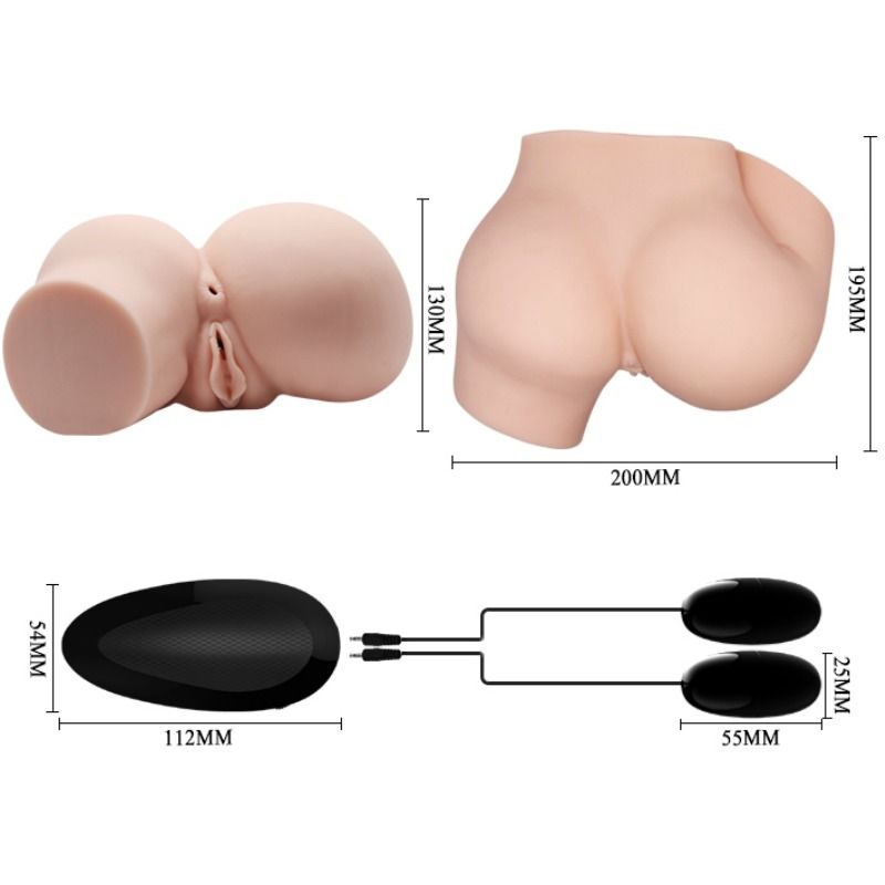 CRAZY BULL - REALISTIC ANUS AND VAGINA WITH VIBRATION DOUBLE PLEASURE CRAZY BULL - REALISTIC ANUS AND VAGINA WITH VIBRATION DOUBLE PLEASURE