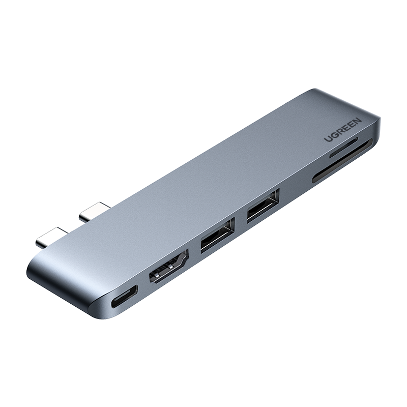 Adapter 6 w 2 UGREEN CM380 Hub USB-C Apple MacBook Air/Pro