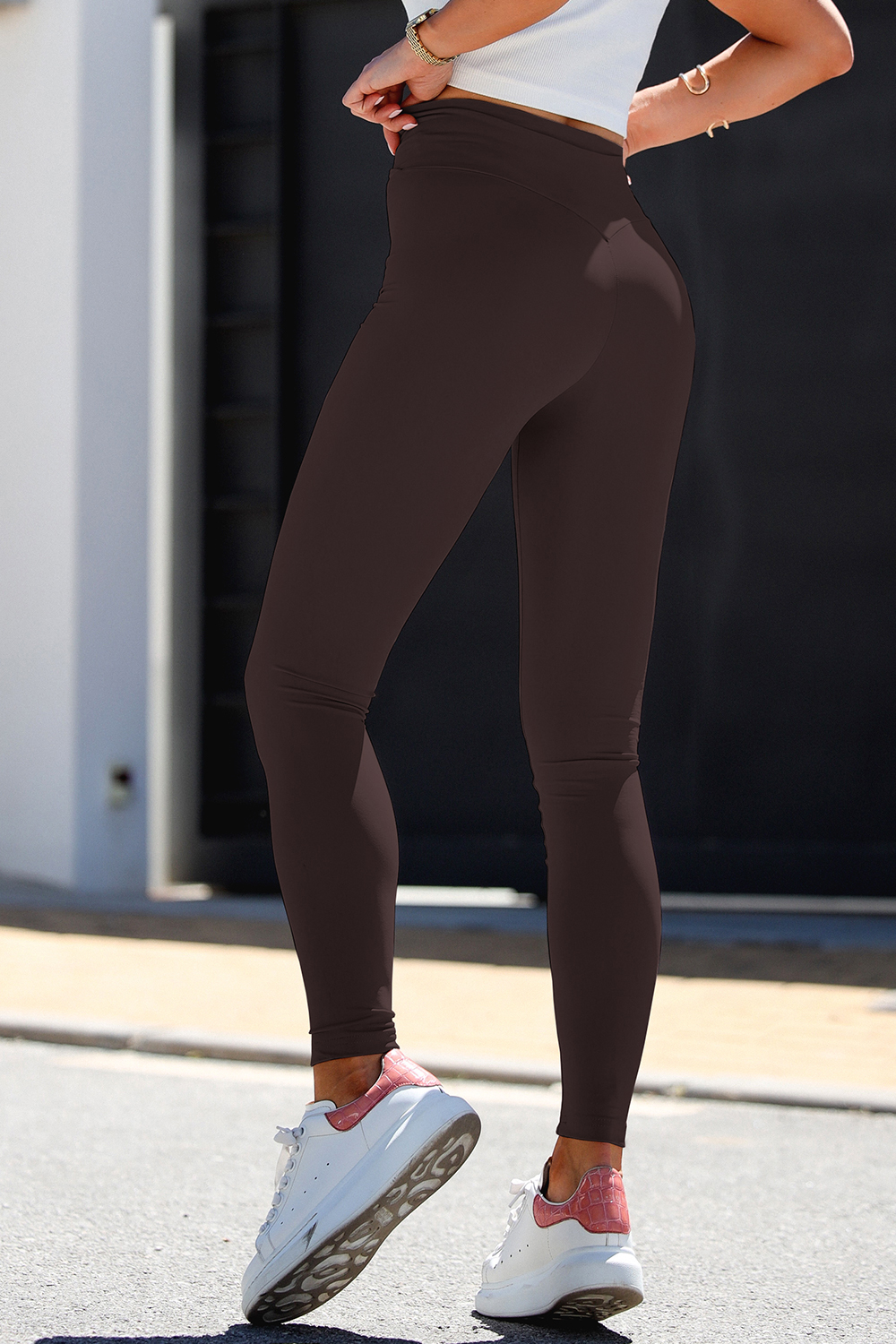  Long leggings model 186421 IVON  brown