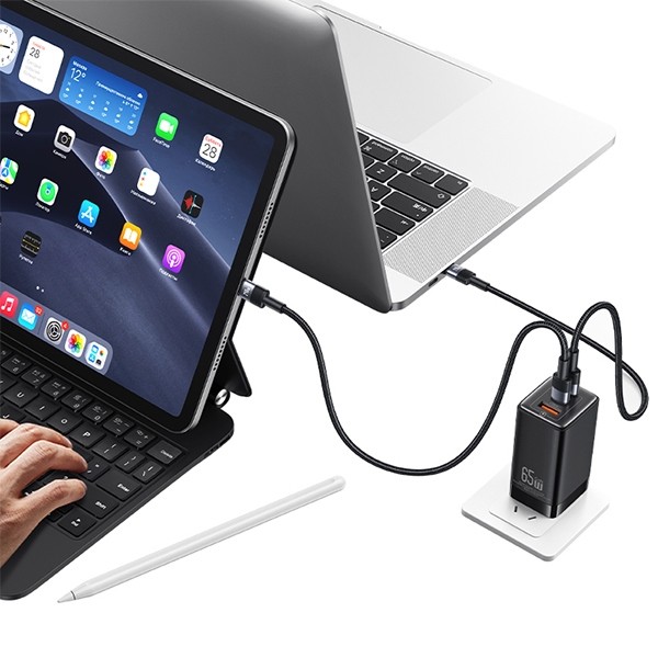 USAMS USB-C / USB-C 240W 1.2m SY Series tarnish