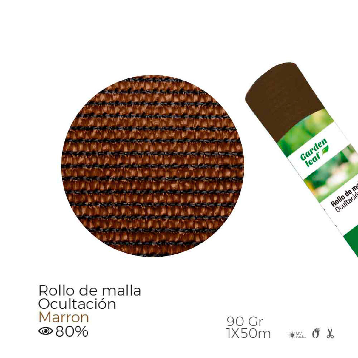 Concealment Mesh EDM 75801 Brown polypropylene (1 x 50 m)