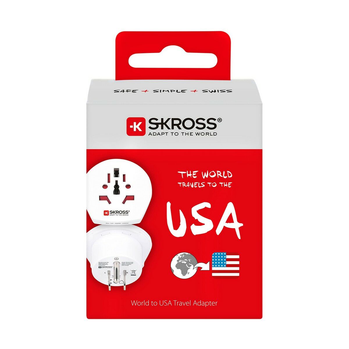 Netzadapter Skross 1.500221-E Vereinigte Staaten von Amerika International