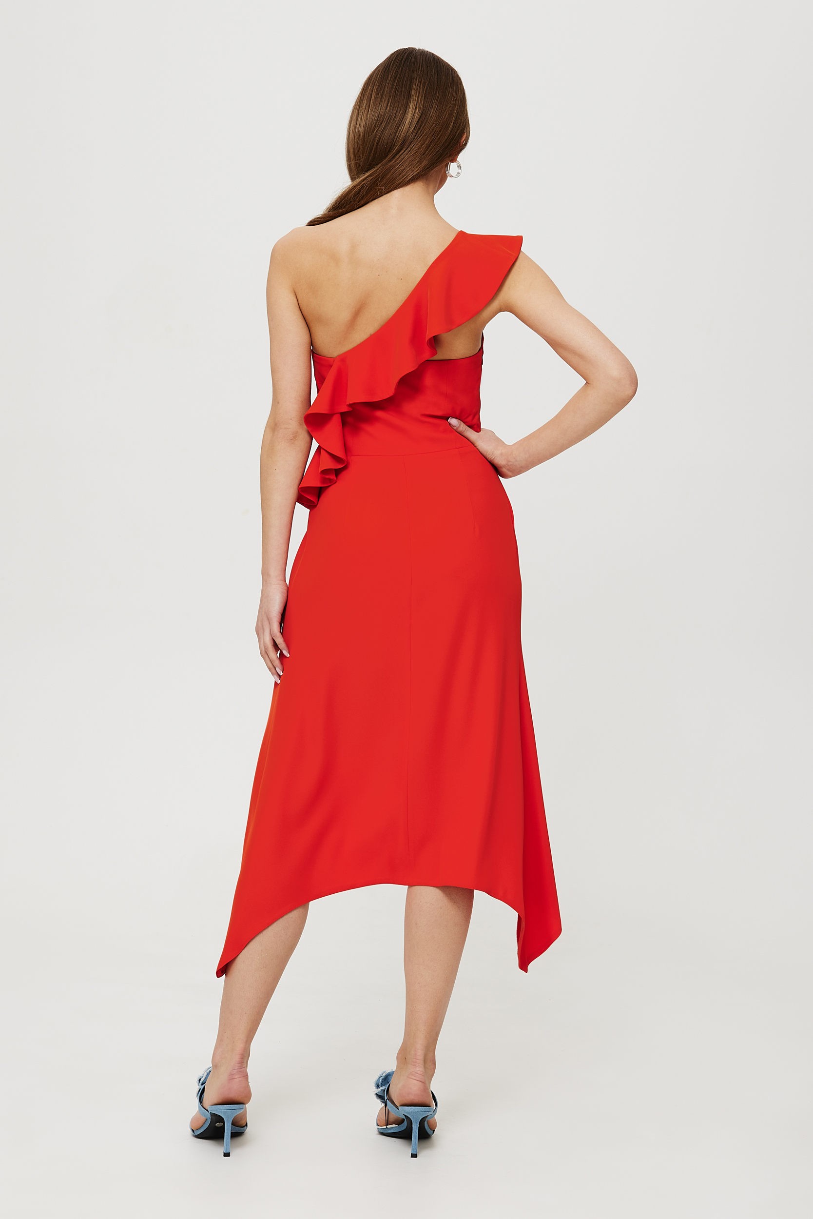  Cocktail dress model 193991 Makover  red