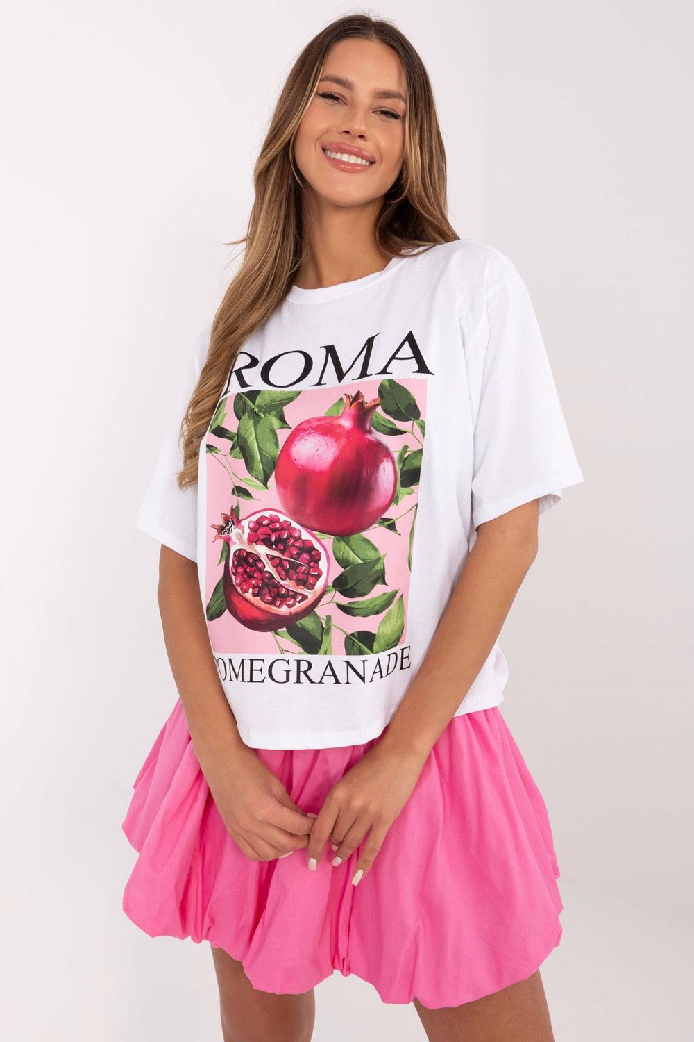  T-shirt model Italy Moda  white