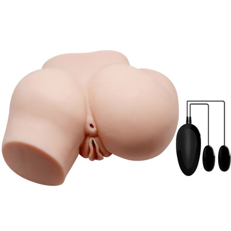 CRAZY BULL - REALISTIC ANUS AND VAGINA WITH VIBRATION DOUBLE PLEASURE