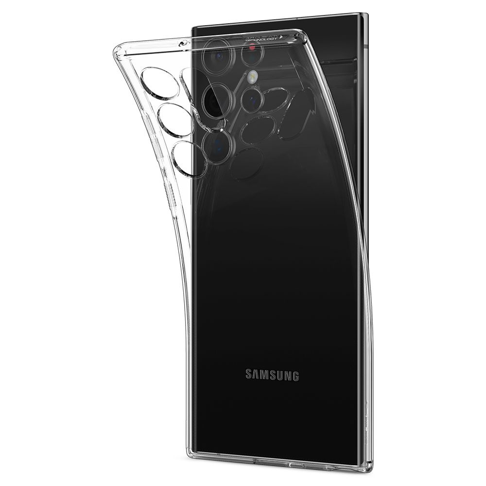 Etui Spigen Liquid Crystal Samsung Galaxy S22 Ultra Crystal Clear