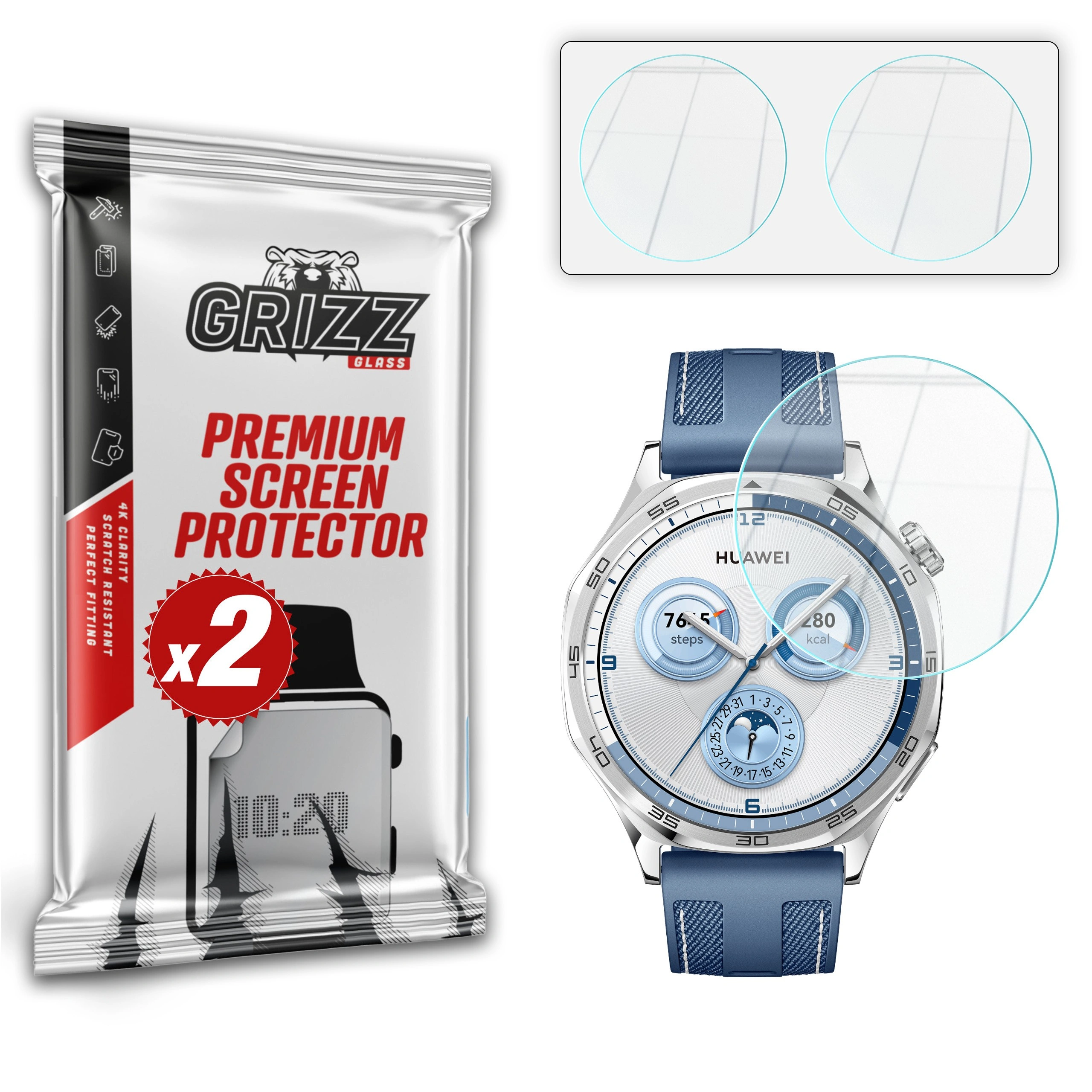 GrizzGlass HybridGlass Huawei Watch GT 5 46mm