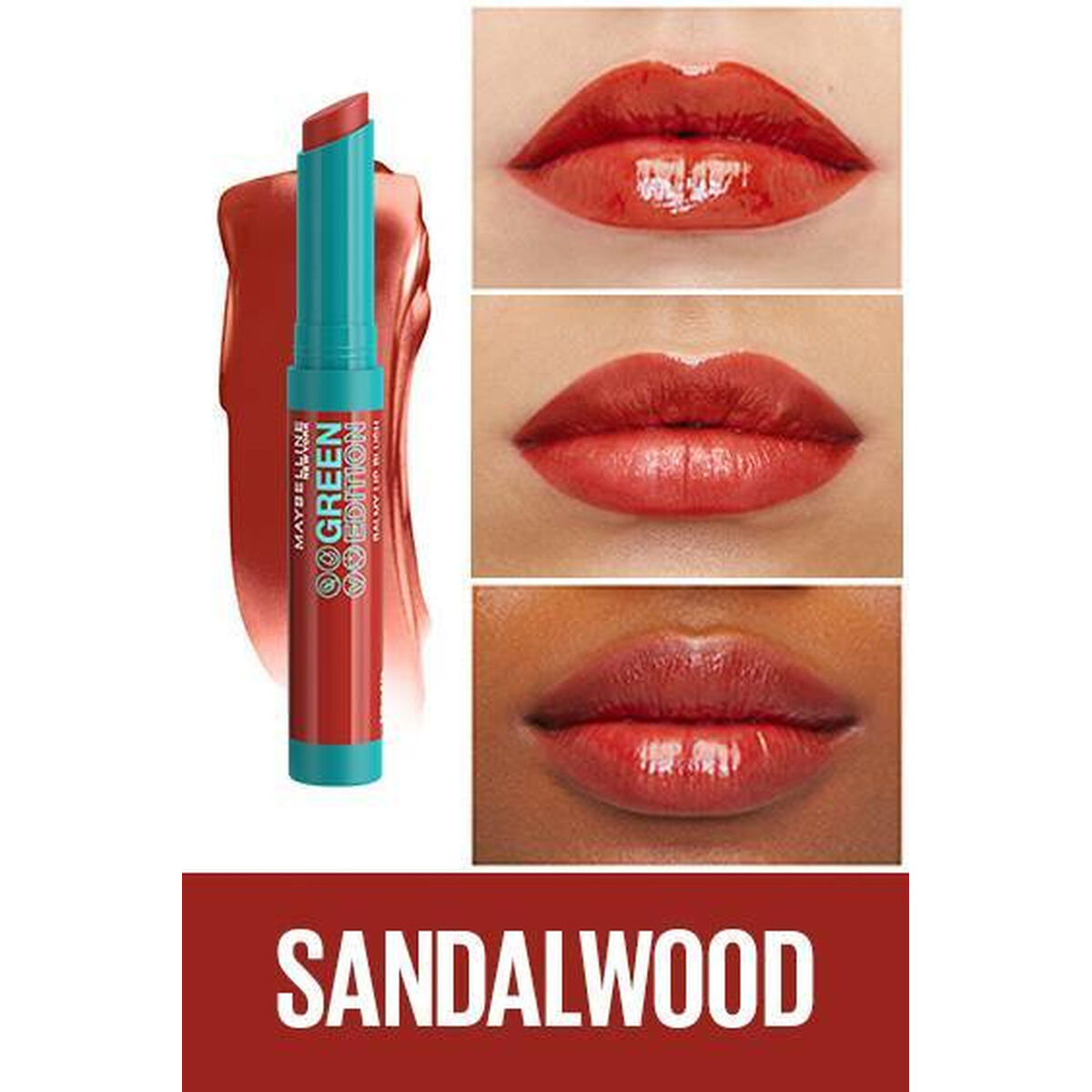 Kolorowy Balsam do Ust Maybelline Green Edition 10-sandalwood (1,7 g)