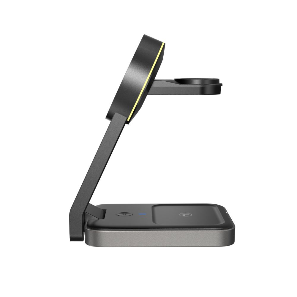 Tech-protect Qi15W-A28 3in1 Magnetic Wireless Charger MagSafe Black