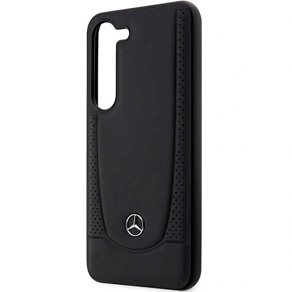 Mercedes MEHCS23SARMBK Samsung Galaxy S23 hardcase Leather Urban black