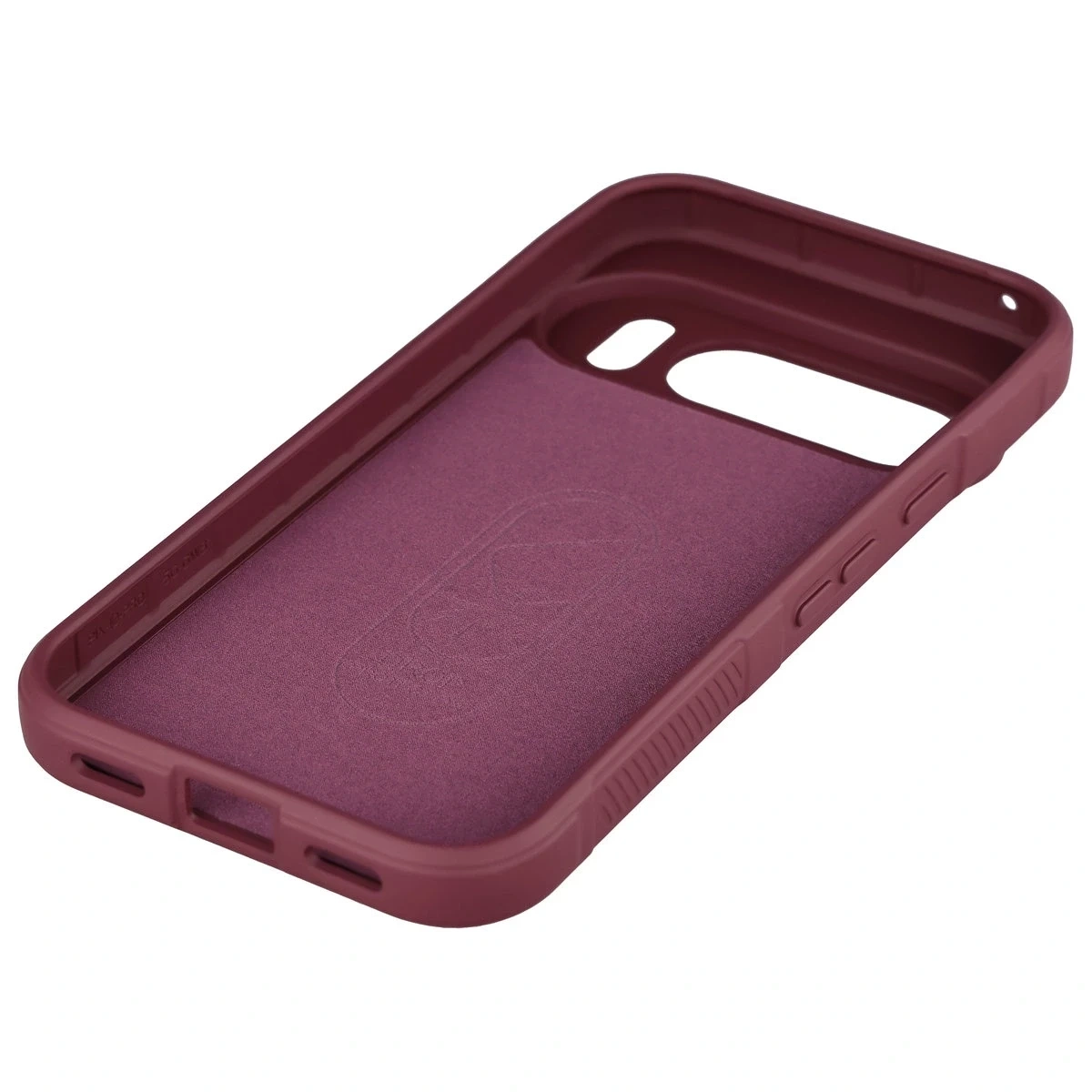 Pancerne etui Bizon Case Tur do Google Pixel 10 / 10 Pro burgundowe