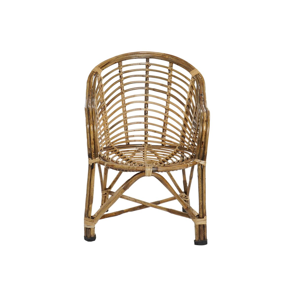 Armchair DKD Home Decor Natural wicker 56 x 50 x 83 cm