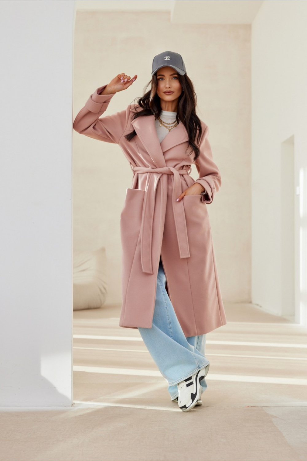  Coat model 206985 Roco Fashion  pink
