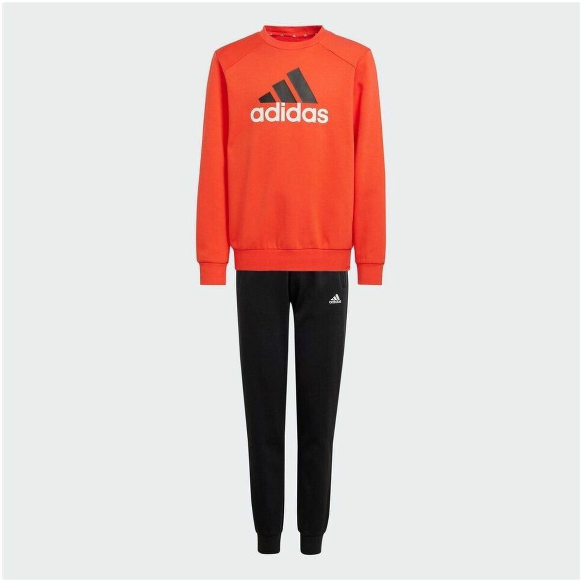 Children’s Tracksuit Adidas JUNIOR ESSENTIALS BIG LOGO FLEECE TRACKSUIT IX9517 Red