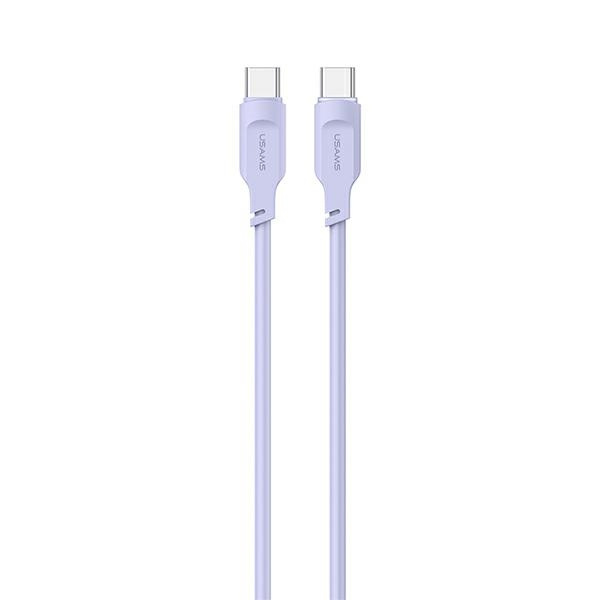 USAMS Lithe Series Cable USB-C PD Fast Charging 1,2m 100W purple (US-SJ567)