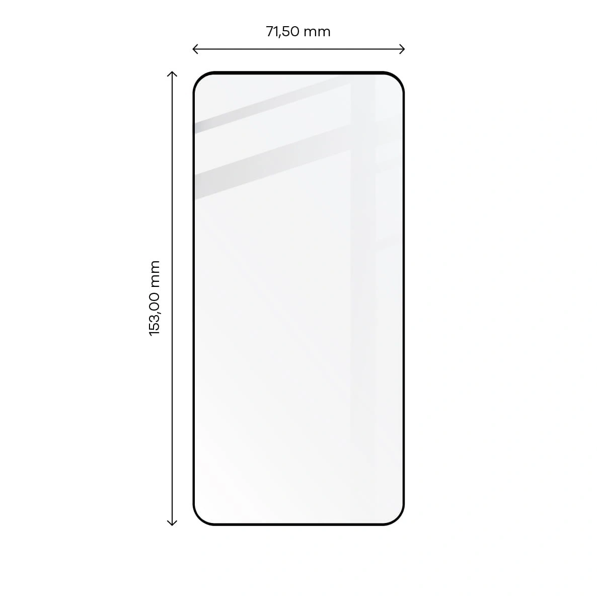 BIZON Edge 2 2x screen glass + camera glass Samsung Galaxy S23 Plus
