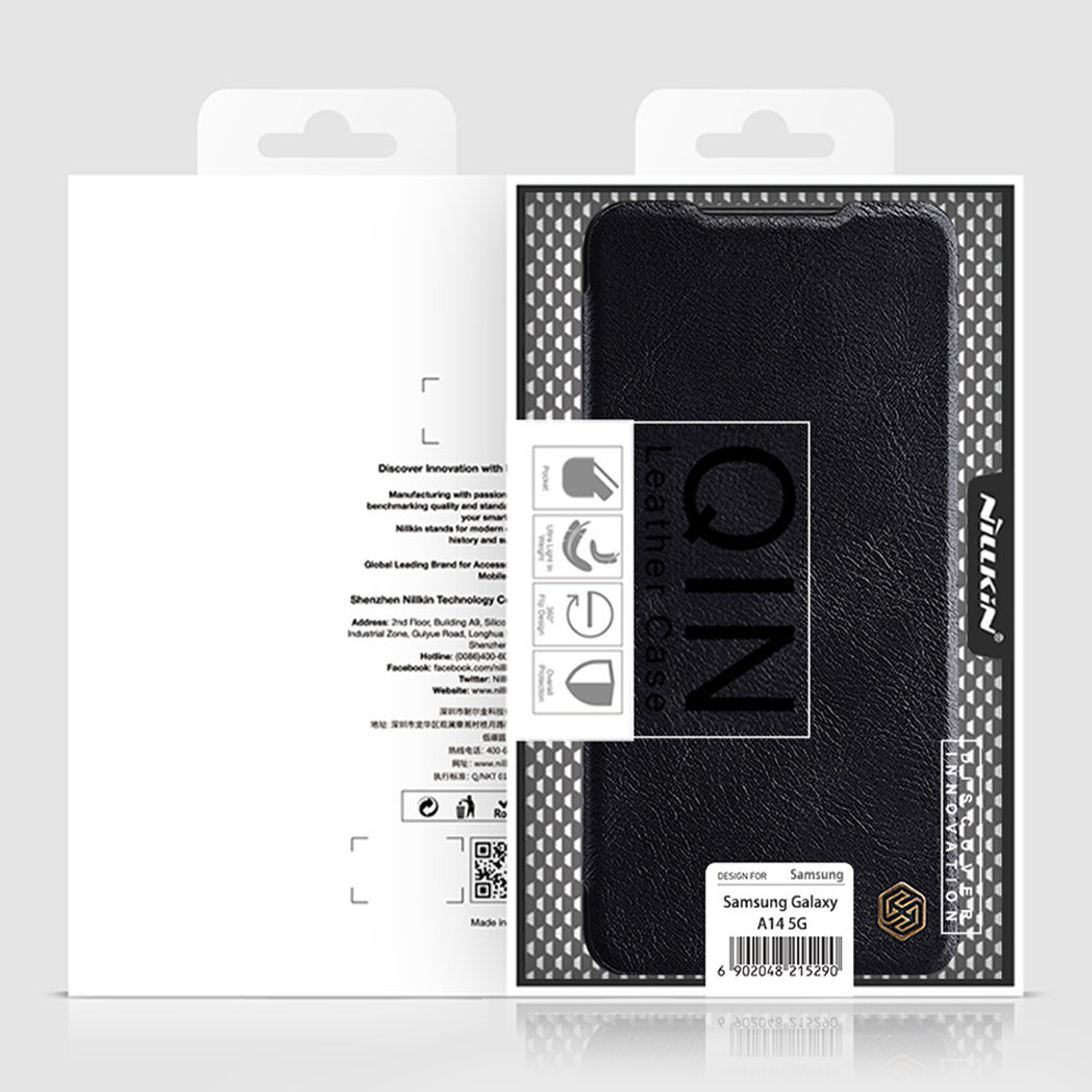 Nillkin Qin Leather Samsung Galaxy A14 5G brown