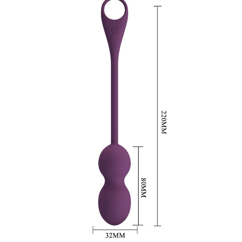 PRETTY LOVE - ELVIRA KEGEL BALLS APP REMOTE CONTROL PURPLE PRETTY LOVE - ELVIRA KEGEL BALLS APP REMOTE CONTROL PURPLE