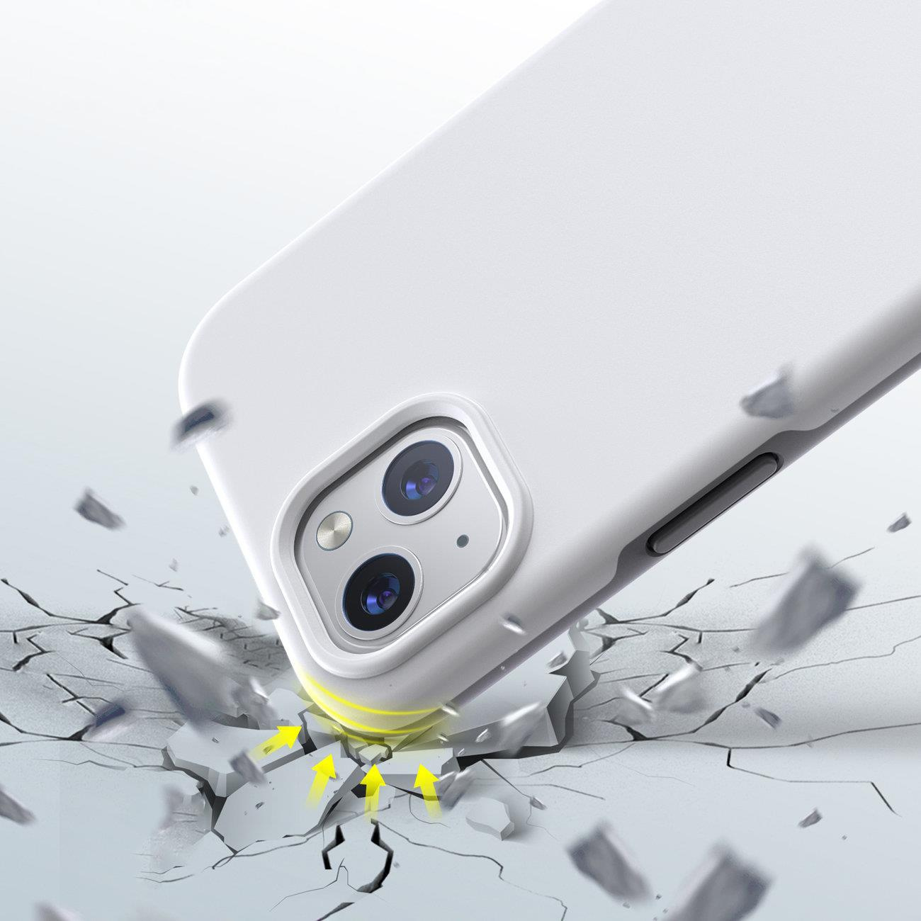 Choetech PC0112-MFM-WH MFM Anti-drop Made For MagSafe Apple iPhone 13 white