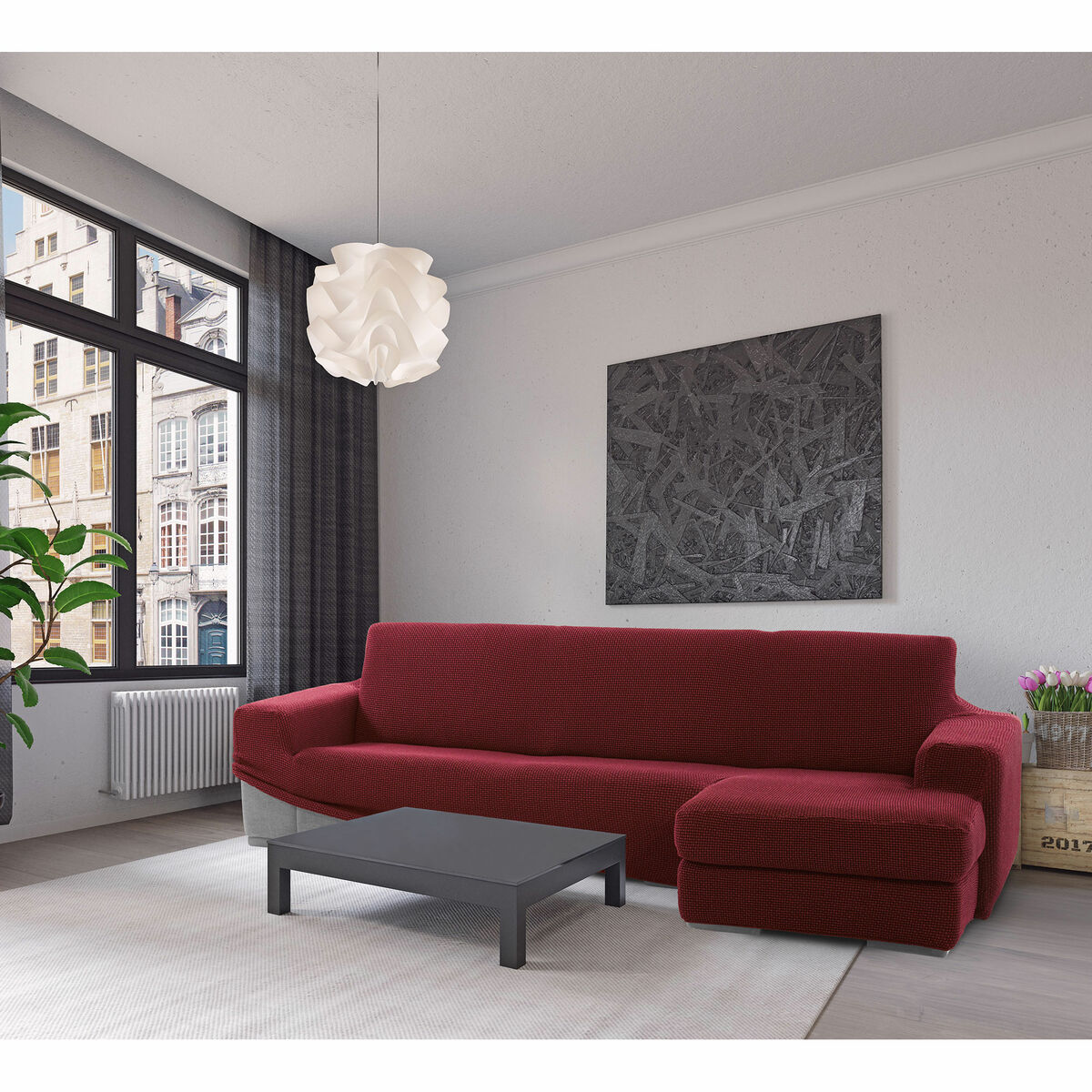 Chaise longue cover with short right arm Sofaskins NIAGARA 210 - 340 cm Chaise longue cover with short right arm Sofaskins NIAGARA 210 - 340 cm