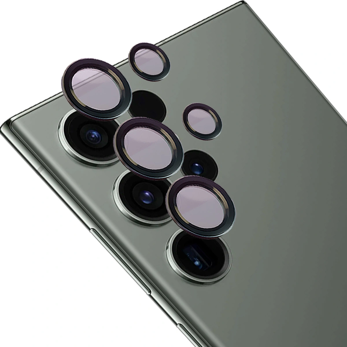 Bizon Glass Snap Lens Samsung Galaxy S23 Ultra black