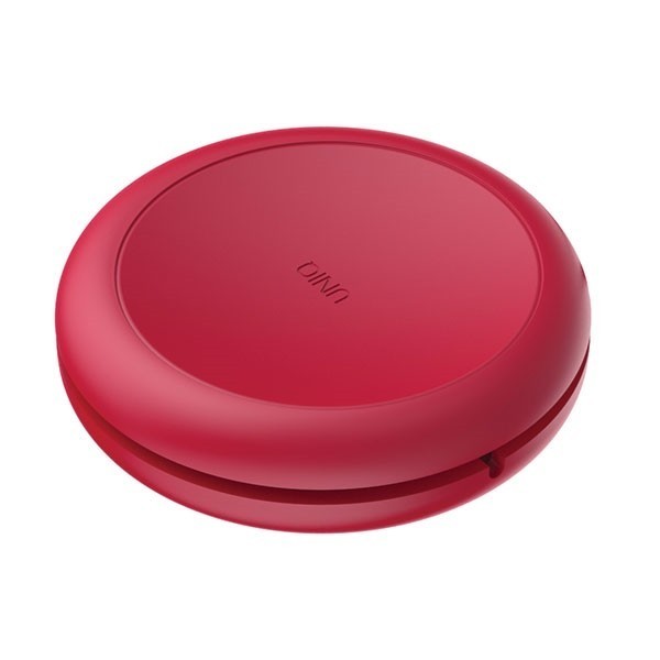 UNIQ Cable Retractable MFI Halo USB-C-Lightning 18W nylonowy zwijany 1,2m carmine red