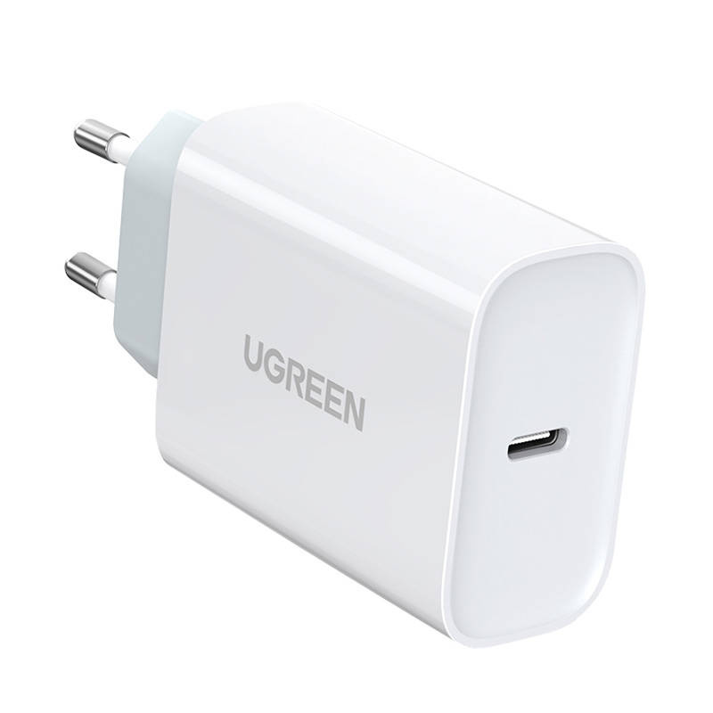 UGREEN CD127 Wall Charger, USB-C, PD3.0, QC4.0, 30W (white)