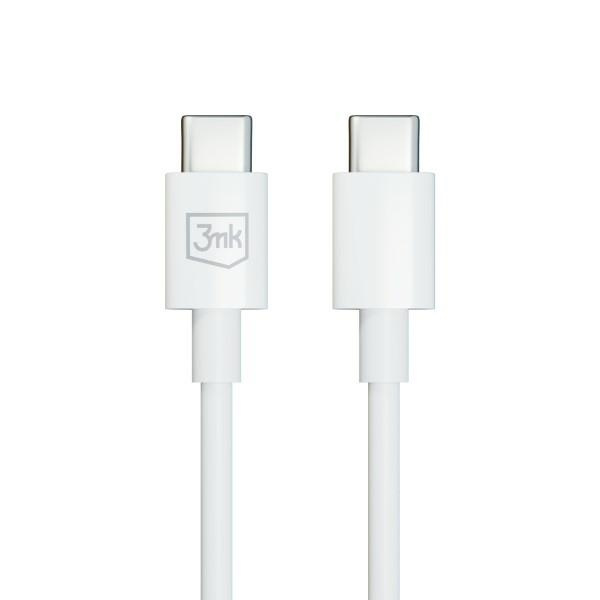 3MK cable Hyper USB-C / USB-C 100W 1.2m white