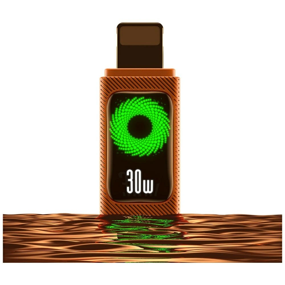 Kabel USAMS SJ774 PD 30W USB-C / Lightning 1.2m pomarańczowy