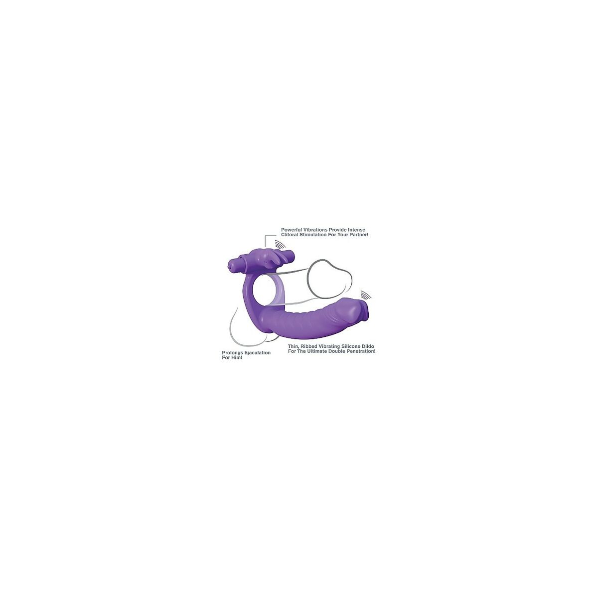 Cock Ring Pipedream Fantasy C-Ringz Purple