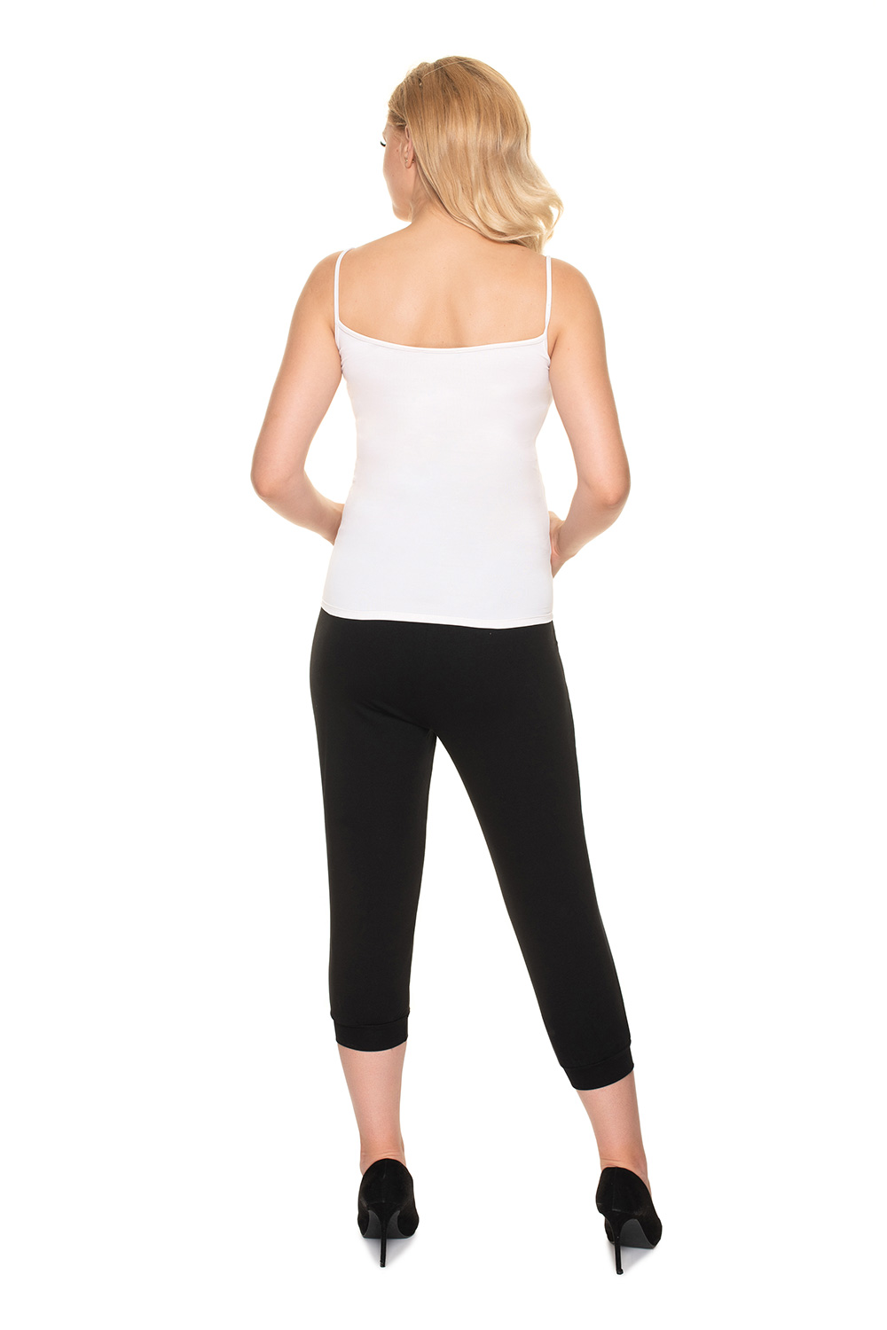 Crop pants model 157820 PeeKaBoo  black