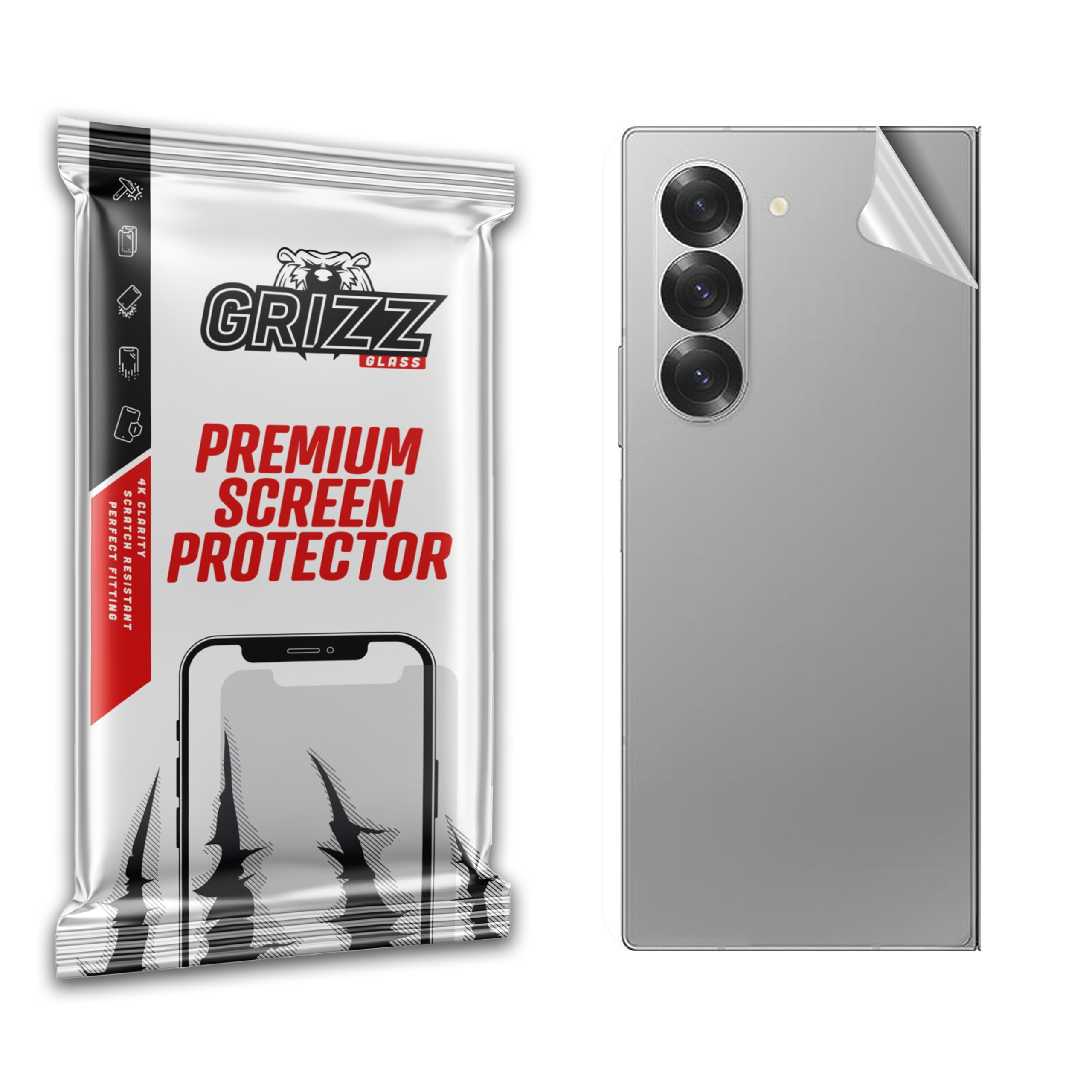 GrizzGlass SatinSkin Samsung Galaxy Z Fold 6