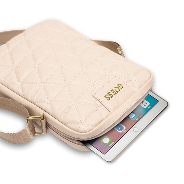 Guess GUTB10QLPK 10" pink Quilted Tablet Bag