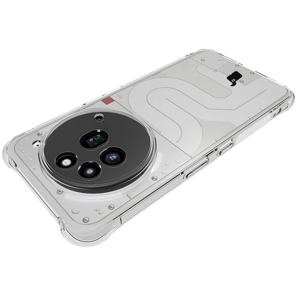 Elastyczne etui Bizon Case Salpa do Nothing Phone (3a) Pro przezroczyste