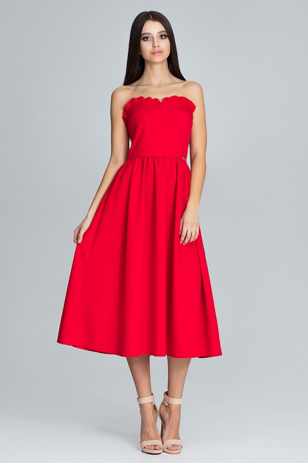 Evening dress model 116340 Figl red Ladies