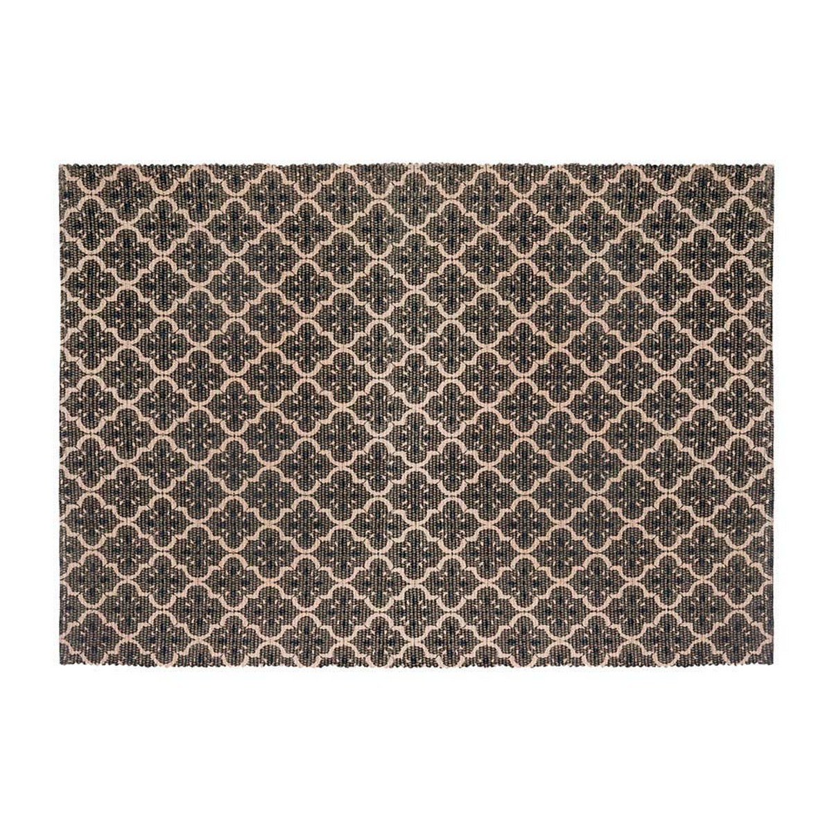 Carpet Atmosphera Black Beige Cotton Multicolour 60 x 90 cm