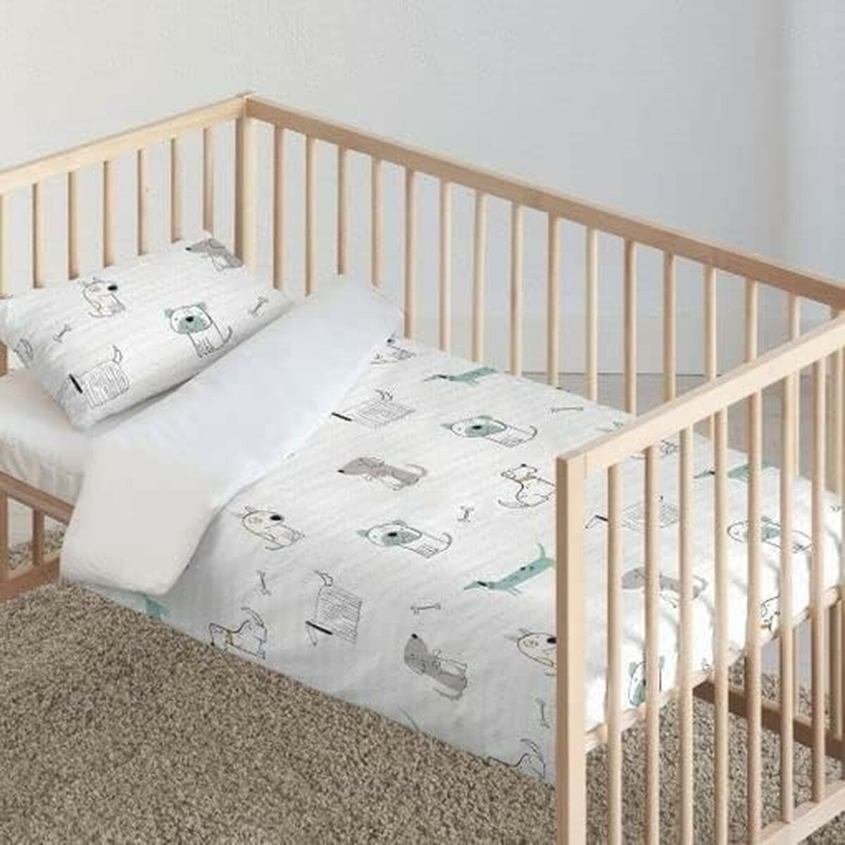Cot Quilt Cover Kids&Cotton Huali Small 100 x 120 cm