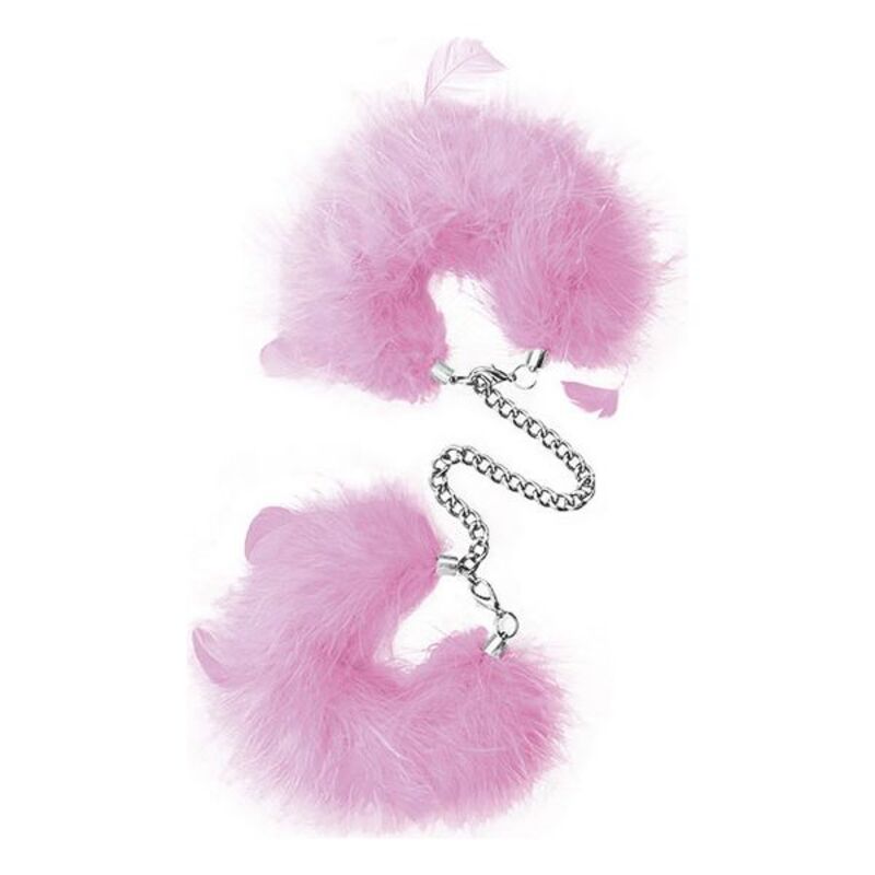Cuffs S Pleasures Feather Pink