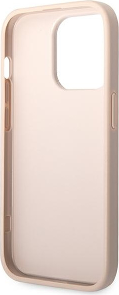 Guess GUHCP14L4GMGPI Apple iPhone 14 Pro pink hardcase 4G Big Metal Logo